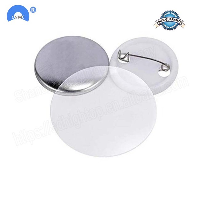 Plastic Button Parts Supplies  Blank Badge Pin Button Parts - 100pcs/set  Plastic - Aliexpress